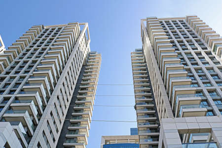 Skyscrapers in Tel Aviv, Israel