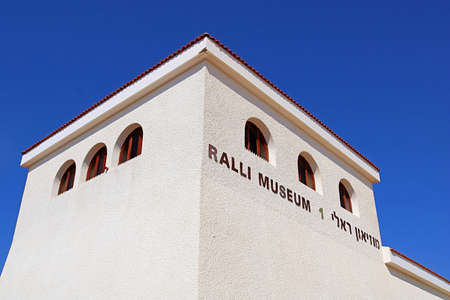 Ralli museum for classical art, Caesarea, Israel. Ralli Museums own the most important collection in the world of contemporary Latin-American art by living artistsのeditorial素材