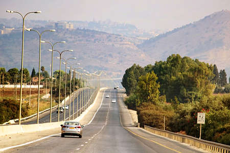 View of road in Israelのeditorial素材