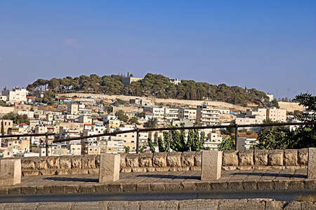 View of the houses and buildings of Jerusalem, Israel