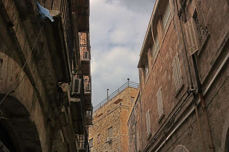 Architecture in The Old City of Jerusalem, Israelのeditorial素材