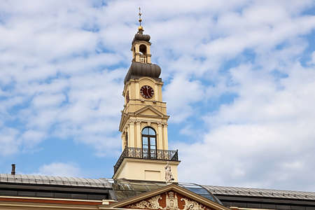 Top view of Riga City Council, Latvian: Rigas Dome, is organized by the deputy chairmen, Presidium,...