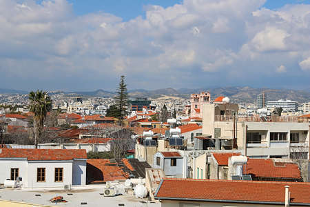 Aerial panoramic view of Limassol. Cyprusの写真素材