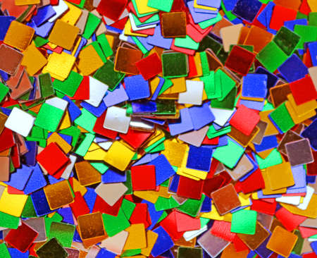 Background of holiday confetti. Holiday conceptの写真素材