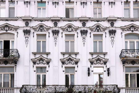 View of Palugyayov palace in Bratislava, Slovakiaの写真素材