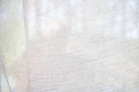 White curtain. Not quite clean fabric