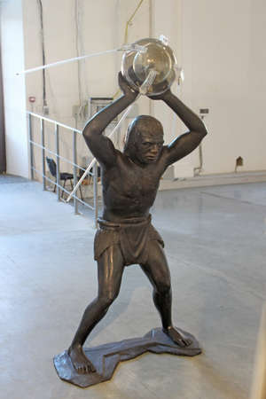 Kyiv, Ukraine - September 16, 2012: Exhibition in the frame of Great Sculpture Salon. Arcenal exhibition centreのeditorial素材