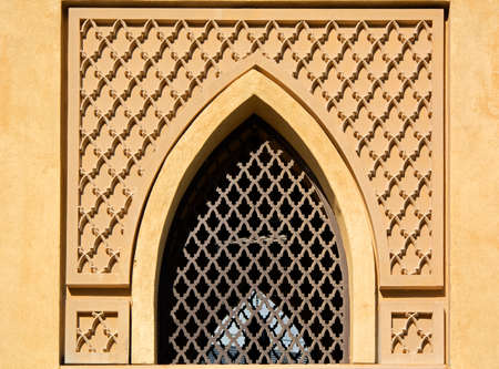 Dubai Arab Emirates traditional construction designの写真素材