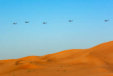 magical beautiful desert landscape in the UAEの写真素材