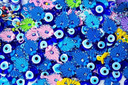 Bright multi-colored souvenir from Turkeyの写真素材