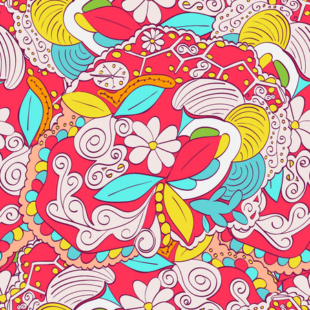 Simple Russian motif people near the River Don shows brightness, spring holidays, Carnival and Easter, tireless desire Slavic peoples to come together on holidays and dance.のイラスト素材