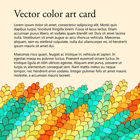 Seamless pattern in the form of colored rye. It looks like a stained glass window. Many colors, gradient, this card symbolizes the reward or information sheet.のイラスト素材