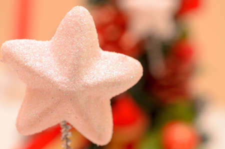 Christmas and New Year gifts in the form of gift boxes and fir-tree toys.の写真素材