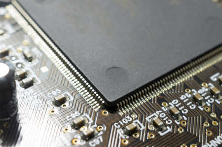 Motherboard. Modern technologies.