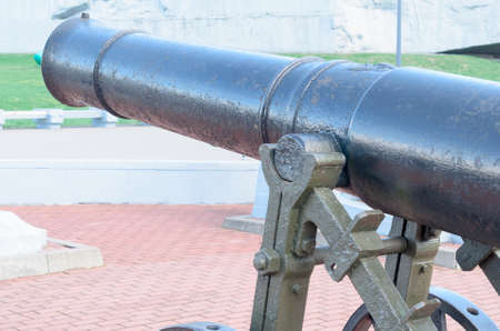 Barrel of artillery weaponsの写真素材