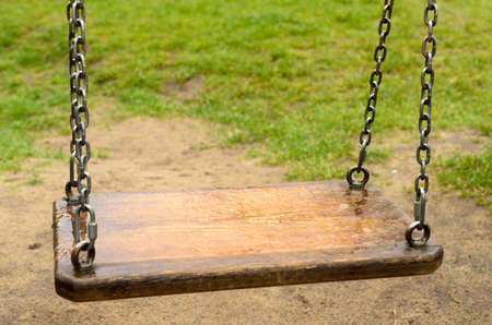 Empty swings. The Lost Child.