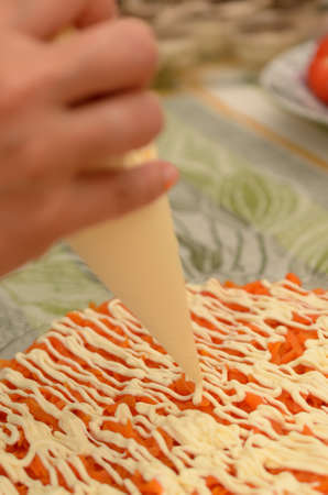 The process of preparing delicious dishes in details using a knife and special tools