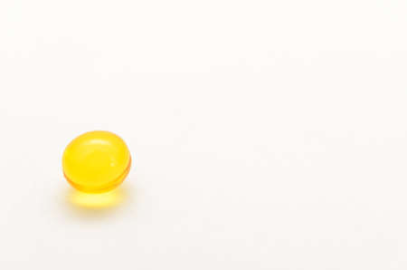 Contraceptive pills without packaging on a light background. Preparations of medical purpose.の写真素材