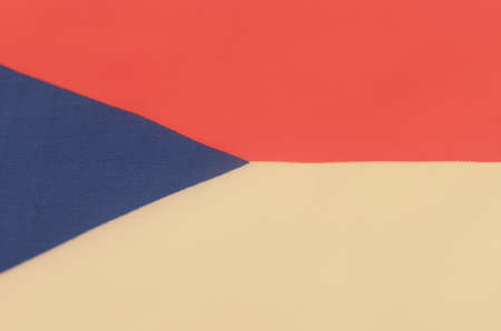 Abstract image of a fragment of the Czech flagの写真素材
