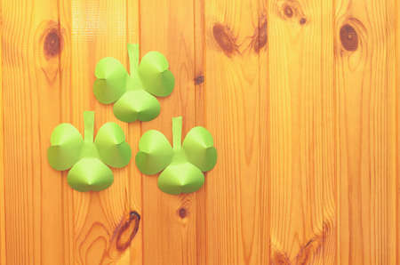 Clover leaves. St. Patrick's Day in Ireland