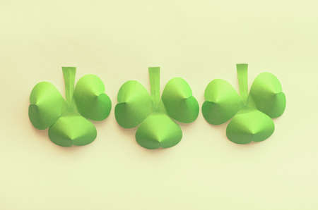 Clover leaves. St. Patrick's Day in Irelandの写真素材