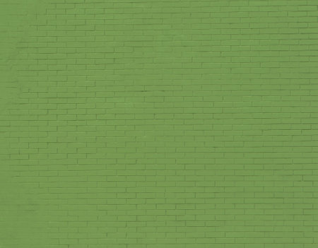 Old Green Brick Building Surface.の写真素材