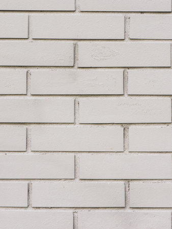 Wall background view. Concrete block wall. A red brick wall in close-up.の写真素材