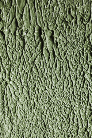 Texture of relief rough plaster of green color.の写真素材