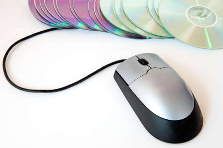 compact discs の写真素材