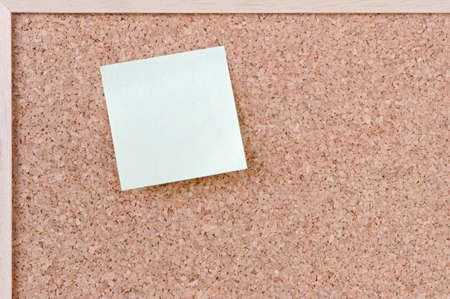 it a postit over a white black groundの写真素材