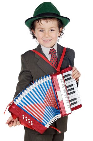 adorable future musical a over white backgroundの写真素材