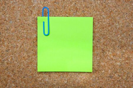 it a postit over a white black ground