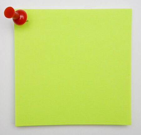 Photo of a Post-It a over white background
