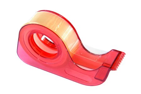 Roll tape isolated on a white backgroundの写真素材