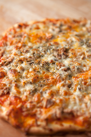 Tasty tuna pizzaの写真素材