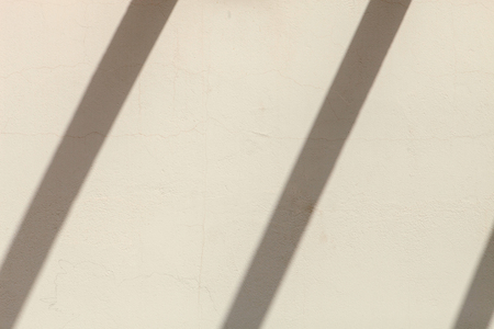 Nice facade Mediterranean house in Spain with drop shadowsの写真素材