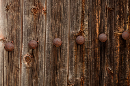 Rusty wooden door to use for wallpaperの写真素材