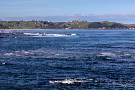 Beautiful landscape of the north coast in Spain