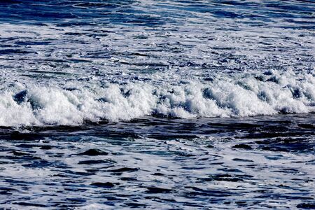 Beautiful view of the coast with natural textures and colors