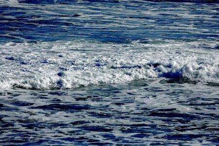 Beautiful view of the coast with natural textures and colors