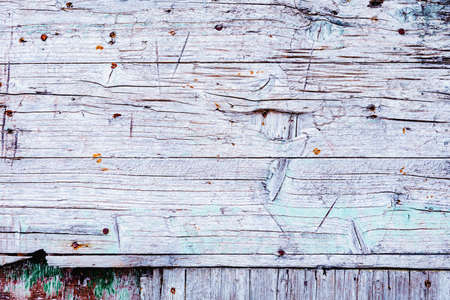 White shabby weathered wood background with copy space for text, designの写真素材