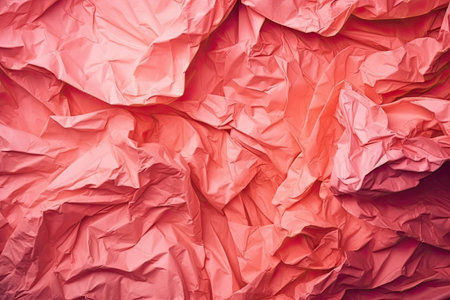 Colored crumpled paper texture background. Generative AIの素材