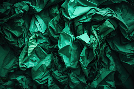 Colored crumpled paper texture background. Generative AIの素材
