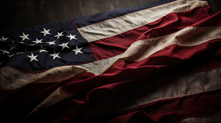 4th July. Independence day of United States of America. Generative AIの素材