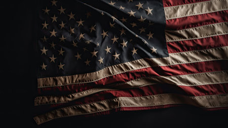 4th July. Independence day of United States of America. Generative AIの素材