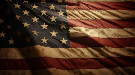 4th July. Independence day of United States of America. Generative AIの素材