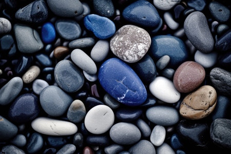 Beautiful background of rocks, stones, and pebbles for decorative us by generative AIの素材
