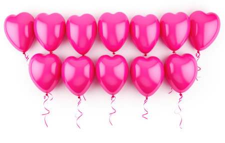 Bountiful Pink Balloons for Joyous Celebrations by Generative AIの素材