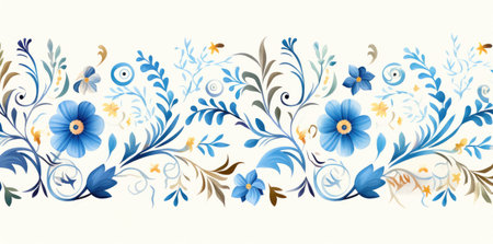 Enchanting Botanical Elegance: Colorful Flourishing Floral Artwork by Generative AIの素材
