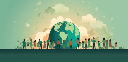 Harmonious Earth: Human and Nature Collaboration for Sustainability by Generative AIの素材